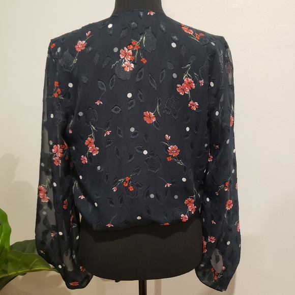 ASTR The Label Floral Side Tie Bodysuit - Picture 4 of 14